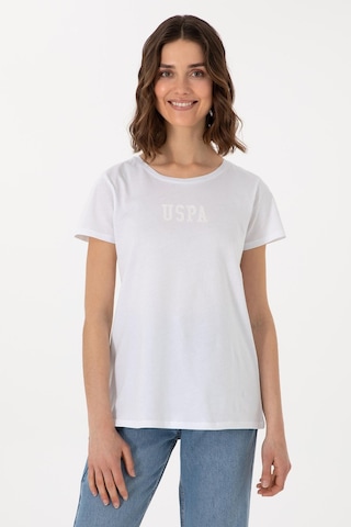 U.S. Polo Assn. Us. Polo Assn. Kadın Tişört 50297454-vr013 Beyaz