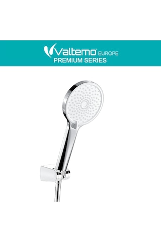 Valtemo Venotto Krom El Duşu Seti Neoflex Pvc Patlamaz Hortumlu 7614