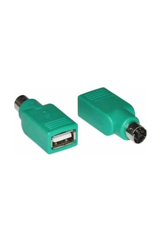 Usb Adaptörü Ps2 Ye Dönüştüren Konnektör Klavye Ve Mause Için Ps2