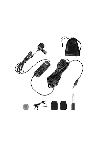 Hepa Merz HM1C Kamera Pc Telefon Android-Apple iOS Uyumlu Youtuber Yaka Mikrofonu