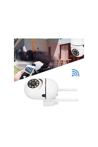 Padalink Dış Mekan Wifi Güvenlik Kamerası 1080p - 360 Dönebilen, Renkli Gece Görüşü, Hareket Algılama Ve İki Yönlü Konuşma Özellikli Beyaz