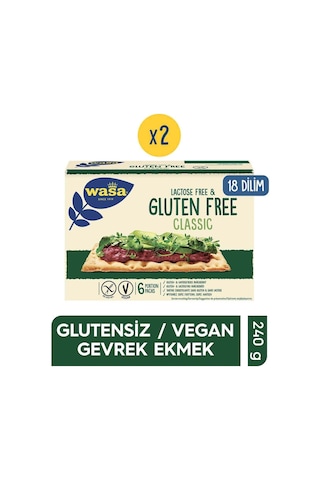 Wasa Glutensiz Gevrek Ekmek 2 x 240 G