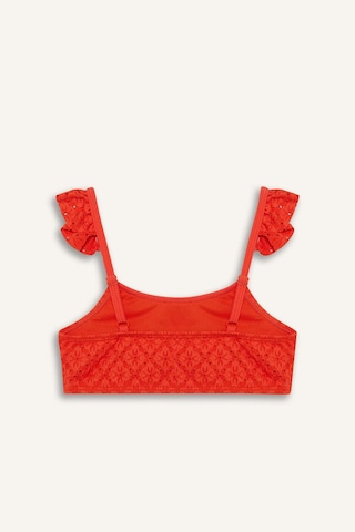 Defacto Kız Çocuk Desenli Bikini Takımı E5126a825hsog588 Turuncu