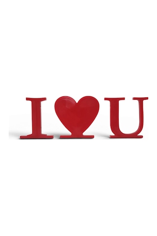 I Love U Seni Seviyorum Love Letters Kırmızı