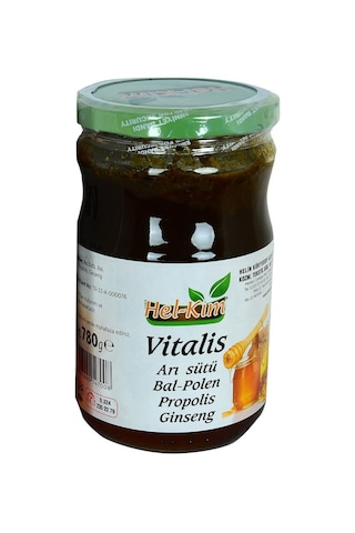 Hel-Kim Vitalis Arı Sütü Bal Polen Propolis Ginseng Macunu 780gr