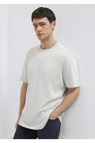Mavi - Gri Basic Tişört 0613466-70077 Gri