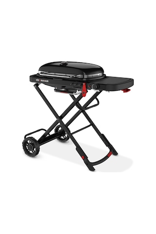 Weber Traveler Stealth Edition Taşınabilir Gazlı Izgara Siyah
