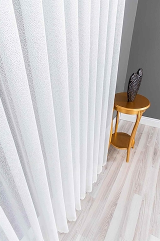 Evdepo Home Kullanıma Hazır Örme Tül Perde (540724560)