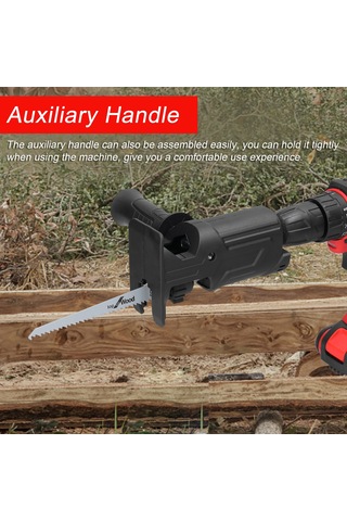 Ximistore9 Matkap Dönüştürme Seti İle Elektrikli Testere Yapın - 2 Bıçaklı Pratik Ahşap Kesme Aracı