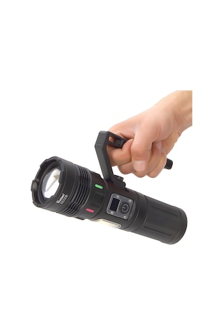 15.000 Lümen Tg + Cob Led Şarjlı El Feneri Wt-703 Tdrtr Çok Renkli