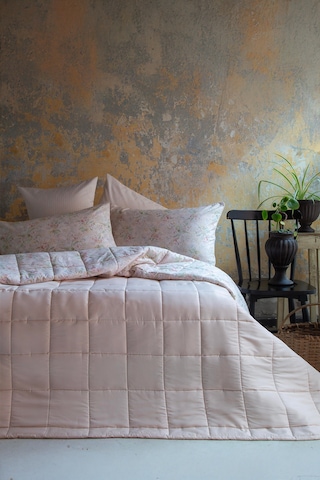 Apricitas Home Candy Pembe Çift Kişilik Yatak Örtüsü Takımı Pembe