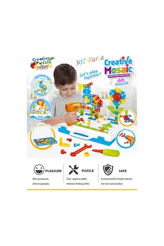 3d Matkaplı Creative Puzzle 11b Mozaik Puzzle 307 Parça
