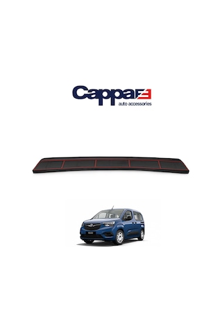Cappafe Opel Combo E Arka Tampon Eşiği Koruma Abs Mat Siyah 20 N11.20077