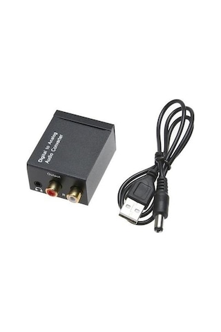 5057 Dijital To Analog 3.5mm Optik Ses Tos Çevirici Dönüştürücü Adaptör