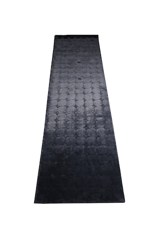 Çam Halı Emboss Jr 67 Blue Modern Desen Yeni Zellanda Yünü Ve Viskon El Dokuması Halı - 80x300 Mavi
