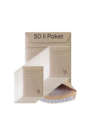 Asil Hava Kabarcıklı Zarf 17x23cm 50 Li Paket