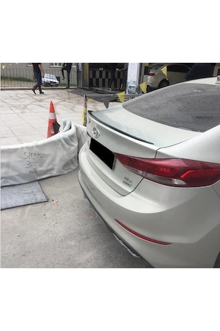 Hyundai Elantra Bagaj Üstü Spoiler Bagaj Çıtası - Parlak Beyaz