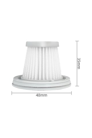 Teltree Xiaomi Mijia Eldivenli Süpürge İçin 2 Adet Hepa Filtre - Toz Ve Pollen Tutucu, Hava Temizliği Artırıcı Yedek Parça