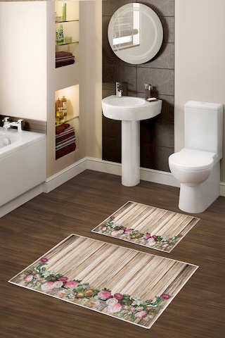 Alanur Trend Kaymaz Taban Dijital Banyo Takımı Kt470 Kahve