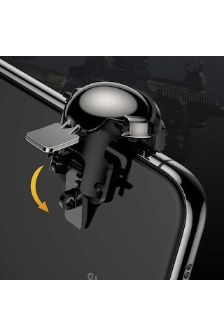 Kilifone - Telefon Oyun Aparatı Gamepad 01 Mobil Game Oyun Kontrol Aparatı - Siyah - T13821