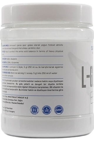 Supplementler Glutamine 300 Gr Aromasız