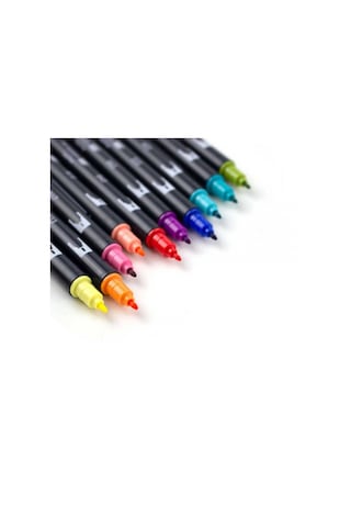 Tombow 10'Lu Retro Renkler Ab-T Dual Brush Pen G.Kalem Seti 56217