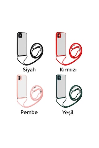 Ally Apple Uyumlu iPhone 11 6.1 Askili Koruyucu Silikon Kilif 483194214