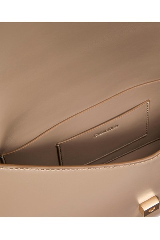 Calvin Klein Ck Convertible Kadın Zincirli Bej Orta Boy Çanta-12230 Bej