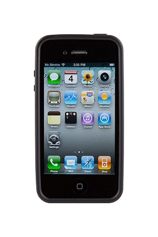 Speck Apple Uyumlu iPhone 4s/4 İle Pixelskin Hd Silikon Kılıf Siyah Siyah
