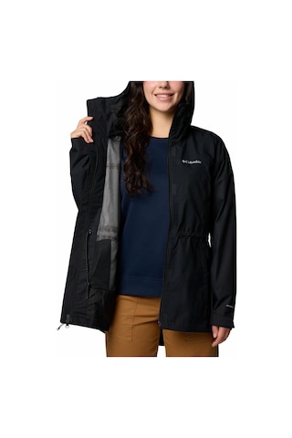 Columbia Hikebound Iı Long Kadın Yağmurluk-7958 Siyah