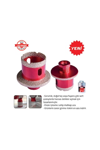 Tomax Seramik Delik Açma Drenaj Ucu 50-70 Mm