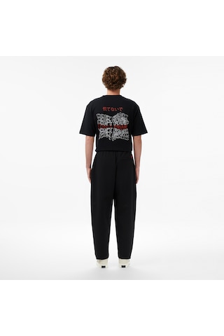 United4 Unıted4 Oversize Fit Erkek Siyah Eşofman Altı Gux Siyah