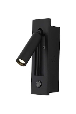 Besthome1 Yatak Odası Okuma Işığı: Esnek Kollu Led Duvar Lambası, 110-240v Siyah, Göz Koruyucu Yumuşak Işık Siyah