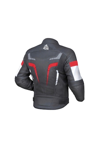 Nukrowear Stealth Pro Kırmızı 4 Mevsim Erkek Motosiklet Ceketi