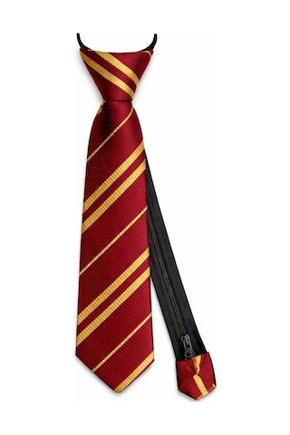 Harry Potter Gryffindor Fermuarlı Ayarlanabilir Kravat Kırmızı