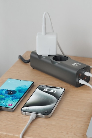 Priz + 45w Süper Hızlı - 67w Turbo Hızlı Priz Çoklayıcı Uzatma Kablosu 1.5 Metre 1,5 m