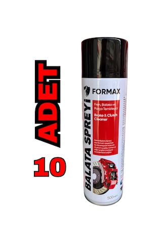 Formax Fren,balata Ve Parça Temizleme Spreyi 500 Ml 10 Adet