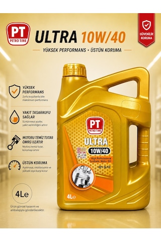 Petro Time 10W-40 Motor Yağı 4 L