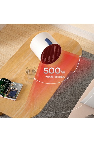 Symbee 110v Taşınabilir Mini Isıtıcı - Ev & Ofis Masaüstü Sıcaklık Kaynağı - El Taşınabilir Beyaz - Abd/tayvan Standartı