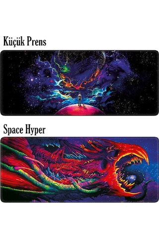 Xrades 24 Model Mouse Pad 70X30 - 90X40 Gaming Oyuncu Mousepad