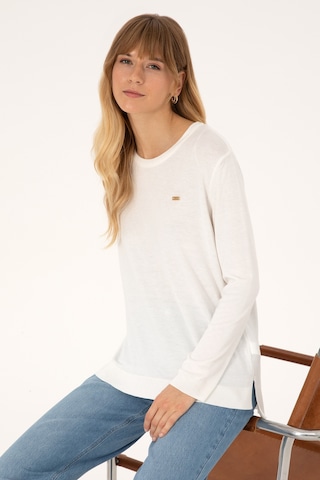 U.s. Polo Assn. Kadın Ekru Kazak /triko 50315449-vr019 Ecru