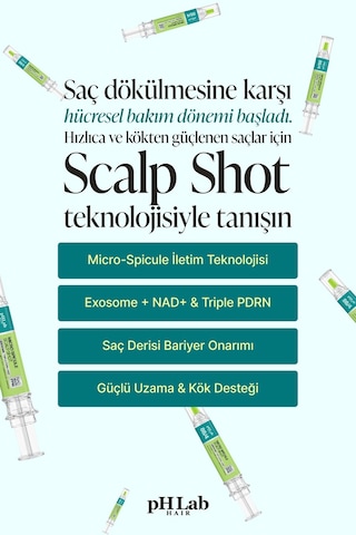Phlab Hair Exosome Nad+ & Triple Pdrn Scalp Shot