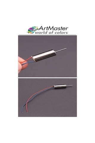 Mini Drone Motor Ve Pervanesi 4 Adet Dc Motor Yüksek Hızlı Çekirdeksiz Pervane Kanatı Helikopter Uçak Drone Deney Okul