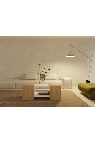 Lupo Orta Sehpa Lefkasmeşe-beyaz Meşe