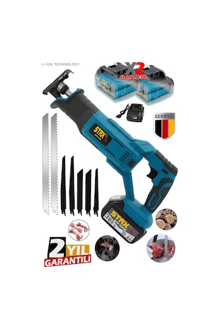 Staxx STAR3881 Bl Motor Çift Akülü Şarjlı Tilki Kuyruğu