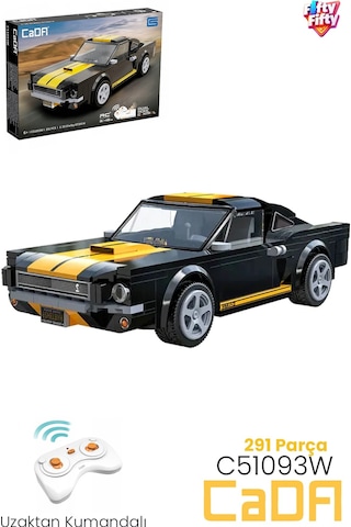 Cada Uzaktan Kumandalı Shelby Gt350 H 1:20 C51093w 291 Parça Oyuncak Yapım Seti Blok Araba
