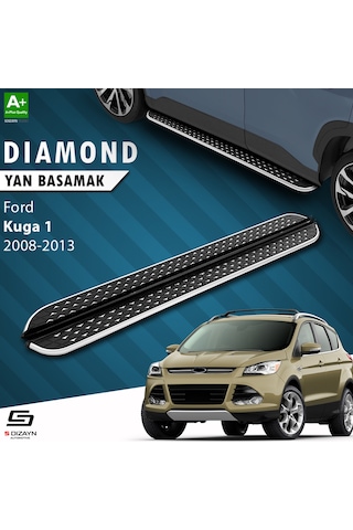 S-dizayn Ford Kuga 1 Diamond Krom Yan Basamak 183 Cm 2008-2012