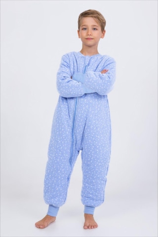 Erkek Çocuk Uyku Tulumu Kalın Elyaf Dolgulu Premium Kalite 2.5 Tog Açık Mavi