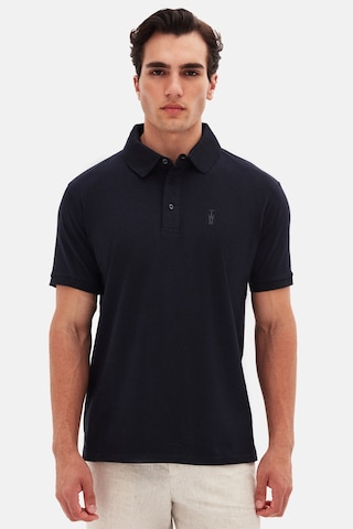 Twn Slim Fit Lacivert Pike Dokulu T-shirt 4ec146011784m Lacivert