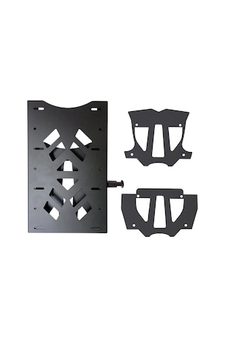 Gp Kompozit Yamaha Nmax 125 / 155 2021-2025 Uyumlu Pratik Tak-çıkar Kızaklı Arka Çanta Demiri Siyah Çok Renkli